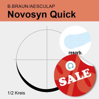 Novosyn Quick ungef. gefl. USP 3/0 70cm, HR22 