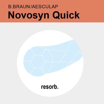 Novosyn Quick ungef. gefl. USP 4/0 2x70cm 