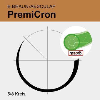 PremiCron grün gefl. USP 0 90cm, FR36 