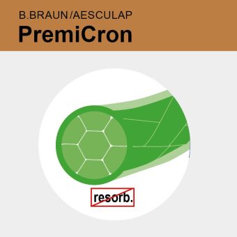PremiCron grün gefl. USP 0 2x75cm 