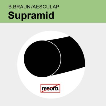 Supramid schwarz pseudomonof. USP 3/0 5x45cm 