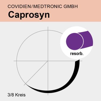 Caprosyn viol. monof. USP 6/0 45cm, P-13 