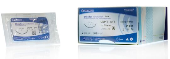 Chiraflon blue monof. USP 1 75cm, DS30 