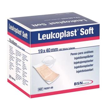 Leukoplast soft white Injektionspflaster 1,9x4cm 