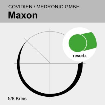 Maxon grün monof. USP 0 45cm, HGU-46 