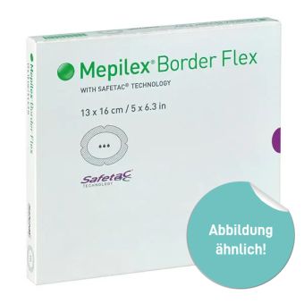 Mepilex Border Flex Schaumverb.haft.7,8x10 cm oval 