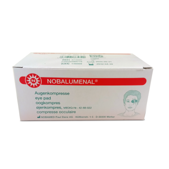Nobalumenal Augenkompressen 54x70 mm unsteril 