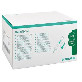 Omnifix® F Feindosierungsspritzen, 1 ml, ohne Kanüle 