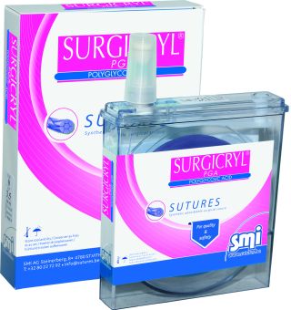 Surgicryl PGA viol. gefl. USP 1 50m, Spule 