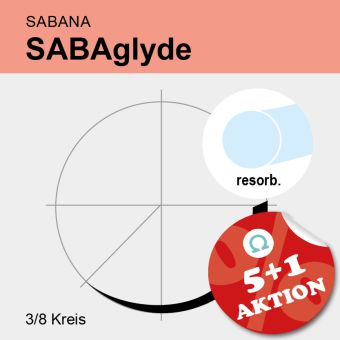 SABAglyde ungef. monof. USP 4/0 70cm, DS19 