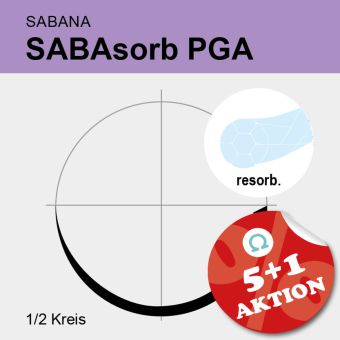 SABAsorb ungef. gefl. USP 0 75cm, HR26 