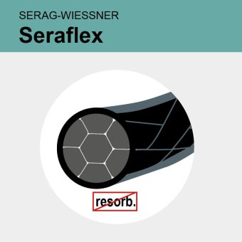Seraflex schwarz gefl. USP 3/0 100m 