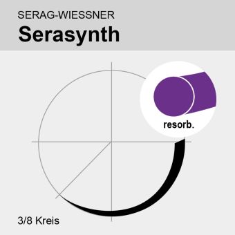 Serasynth viol. monof. USP 7/0 70cm, 2xDR9 