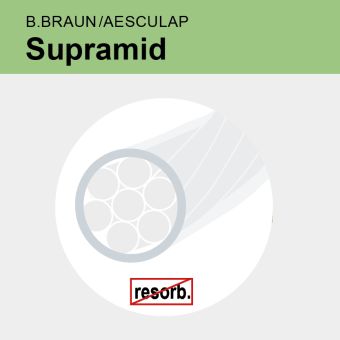 Supramid weiß pseudomonof. USP 0 5x45cm 