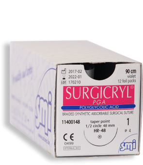 Surgicryl PGA ungef. gefl. USP 2/0 75cm, HR30 
