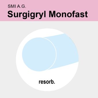 Surgicryl Monofast viol. monof. USP 1 1,5m 