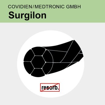 Surgilon schwarz gefl. USP 4/0 7x75cm 