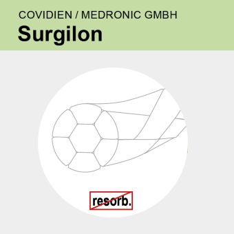 Surgilon weiss gefl. USP 2/0 12x45cm 