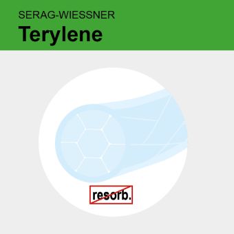 Terylene ungef. gefl. USP 2/0 10x75cm 