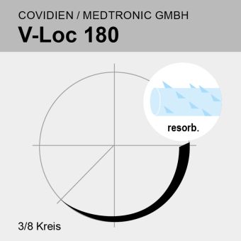 V-Loc 180 ungef. USP 3/0 45cm, P-14 