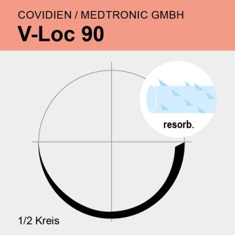 V-Loc 90 ungef. USP 3/0 15cm, CV-23 