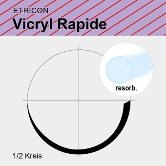 Vicryl Rapide ungef. gefl. USP 2/0 90cm, V34 