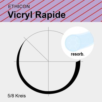 Vicryl Rapide ungef. gefl. USP1 90cm, UR5 