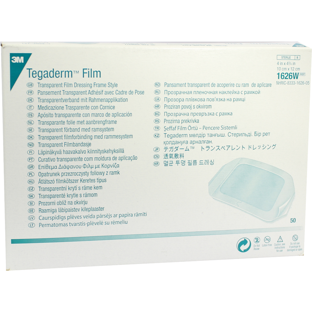omega medical Tegaderm 3M Film 10x12 cm 1626W